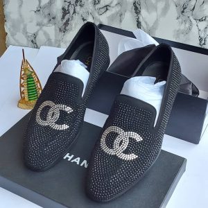 OC Luxury Black Studded Dress Shoe