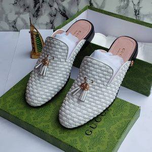 WHITE HERM HALF SHOE