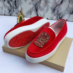 Men's Casual Canvas Shoes -Red