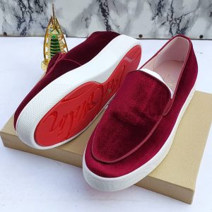 Men's Casual Canvas Shoes - Red